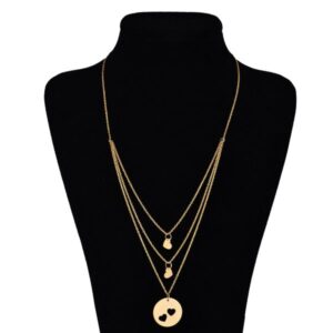 گردنبند طلا 18 عیار ماهک مدل MM0358